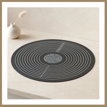Bezos Yuvarlak Silikon Hamur Matı 45 cm - Ölçekli 190 G 22