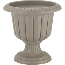 Mythriva Ayaklı Deliksiz Plastik Saksı, 25 Litre Kapasite ve 48 cm Boyutuyla Geniş Alanlar Için