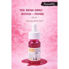 KarmaOfis Turuncu Renk Ebru Boyası 25 ml | Yoğun Pigment, Su Bazlı