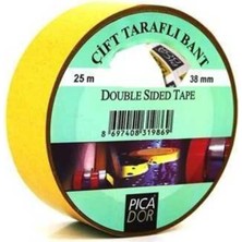 Picador Hotmelt Çift Taraflı Bant 38 x 25 M
