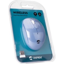 Everest SMW-666 USB Mavi 2.4ghz Optik Wireless Mouse