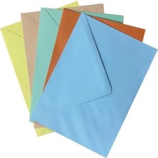 Doğan 13X18 Davetiye Zarfı 80 Gr. Renkli 5'li