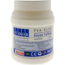 Südor Beyaz Pva 450ML Beyaz Tutkal Yapıştırıcı Çok Amaçlı Tutkal