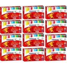 Pensan Kidz 12 Renk Pastel Boya 12 Adet