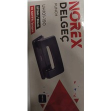 Norex Perfaratör ( Delgeç ) Metal 10 Syf Siyah UH101-190