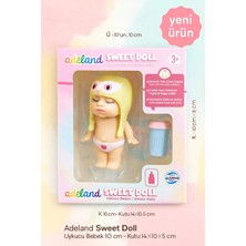 Adeland Sweet Doll Uykucu Bebek 10 cm – Kutu 14×10×5 cm (Sarı Noktalı)