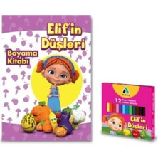 Adel Elifin Düşleri Boyama Seti