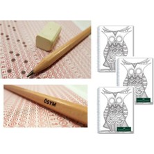 Faber-Castell Natural Ösym Kurşun Kalemi 30"lu 2,5 B Faber-Castell 100 Yp Çizgili Defter A4 3 Adet