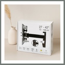 Bezos Hareketli Tv Duvar Askısı 27-42 Inç 20KG 180° Mmbz