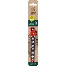 M-Pets Zany Zilli Kedi Boyun Tasması Siyah/kırmızı
