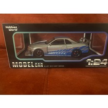 Hobbiez World Nissan Skyline GT-R34 Liberty Walk 1:24