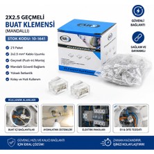 Str Store 100 Adet 2li 2x2.5 Kablo Geçmeli Mandallı Buat Klemensi