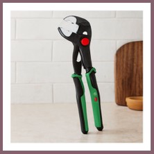 Bezos Papağan Pense 250 mm (0-46 mm Ağız, Ergonomik Sap) Bzss