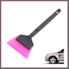 Bezos Mini Saplı Silikon Çekçek Ragle Cam Filmi Çekme Uygulama Aparatı 6X16CM Siyah Pembe Bzss