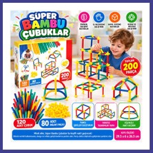 Bezos 03461 Süper Bambu Çubuklar 200 Parça Mrl
