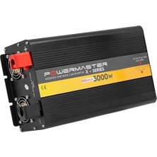 Xtechnx Powermaster 12-220V 12 Volt 3000 Watt Modified Sinus Inverter PWR3000-12 KOD:19894
