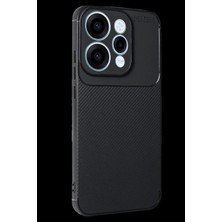 Urfakent Oppo Reno 15 Uyumlu Auto Focus Karbon Kapak - Siyah