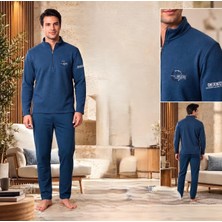 Over Sleep by Poleren Petek Jakar Erkek Pijama Takımı