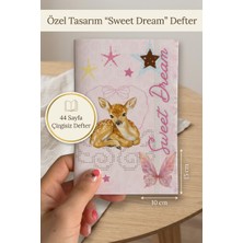 LUXMON Sweet Dream Mini Çizgisiz Defter 44 Sayfa