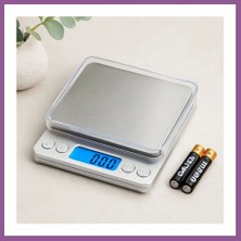 Bezos Mini Hassas Tartı 3000G/0.01G (Şeffaf Kapak, Pilli) Rengaren