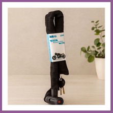 Bezos 150 cm Zincirli Anahtarlı Motor & Bisiklet Kilidi (Bez Kılıflı) Rengaren