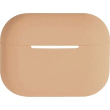 Akıllı Bayi Apple Airpods Pro 3 (3.nesil) Soft Silikon Kılıf - Bej