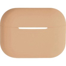 Gees Global  Airpods Pro 3 (3.nesil) Soft Silikon Kılıf - Bej
