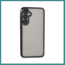 Bezos Samsung Galaxy S23 Fe Uyumlu Kılıf Lensli Silikon - Mor Mac