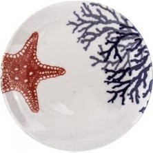 Toptan Budur Marine Deniz Yıldızı Düz Tabak 19 cm