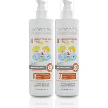 Toptan Budur Sprey, Uv Protection ve Hydration Spf 50+ Kids, 200 ml (2 Paketi)