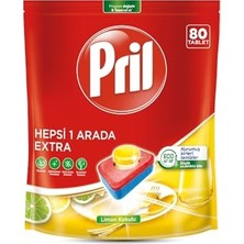 Toptan Budur Tablet, Hepsi Bir Arada Extra, Bulaşık Deterjanı 80 Yıkama, 80 Tablet