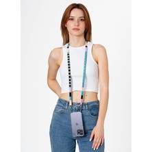 Str Store Waterflower El Örgüsü Yassı Telefon ve Çanta Askısı