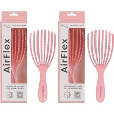 Toptan Budur Tarak, Airflex Dolaşık Saç Açma Fırçası, Kolay Tarama, Elektriklenme Önleyici, (Pembe) (2 Pa