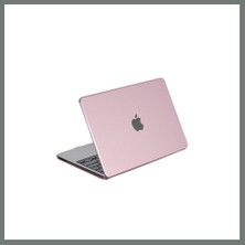 Bezos MacBook Neo Şeffaf Macbook Kapak - Pembe Mmbz