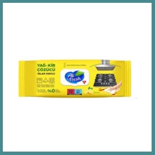 Bezos Yağ ve Kir Çözücü Islak Mendil Limon 85'li Mac