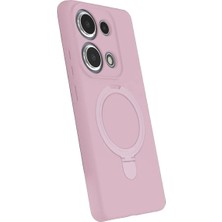 Ps Xiaomi Redmi Note 13 Pro 4g Regal Magsafe Standlı Kapak - Açık Pembe