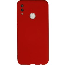 Ps Huawei P Smart 2019 Kılıf Nano Içi Kadife Silikon - Kırmızı