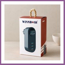 Bezos Termal Akım Korumalı Duvar Priz 1+3 USB 2500W 10A Rengaren