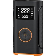 Defne Store Lastik Şişirme Pompası, Taşınabilir Şarjlı Araç Oto — Kompresör 160 Psı Powerbank Işıklı YS02P