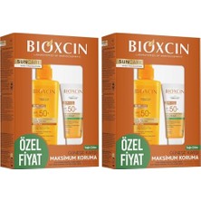 Defne Store Sun Care Spf 50 Güneş Koruyucu Set – Yüz Kremi 50 ml + Vücut Spreyi 200 ml – Kuru ve Normal Ciltler Için, Suya Dayanıklı, Anti-Alerjik (2 Paketi)