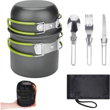 Defne Store Kamp Yemek Takımı, Seyahat, Dış Mekan Yemek Takımı, Mini Kamp Yemek Takımı, Açık Hava Tenceresi, Alüminyum Kamp Tenceresi, Kamp, Dış Mekan, Yemek Pişirme, Yürüyüş