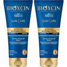 Defne Store Sun Care Güneş Sonrası Krem Yatıştırıcı Nemlendirici Koruyucu, Aloe Vera Soya Yağı, Vitamin E, 200 ml (2 Paketi)