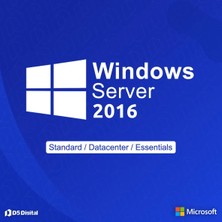 Microsoft Server 2016 Standard Orjinal Dijital Lisans Anahtarı Key - Süresiz Kullanım