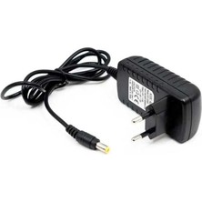 Gem 12V 2A Yüksek Performanslı Adaptör 24W Güçlü Kamera LED Modem Monitör Güç Kaynağı (5.5 x 2.1mm Power Jak)