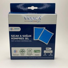Defne Store Soğuk Kompres Jel; Isıtıcı ve Soğutucu Kompres Jel, Termojel, Buz Paketi (13CMX13 Cm), Sıcak Kompres Jel