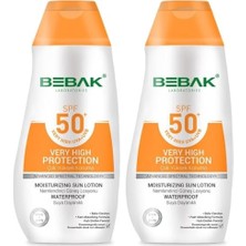 Defne Store Nemlendirici Güneş Losyonu 50+ Spf 200 ml (2 Paketi)