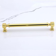 Defne Store Dolap, Talas Gold Altın Metal Kulp 224 mm Mobilya Çekmece Mutfak Dolabı Kulpları Kulb 19.2 cm