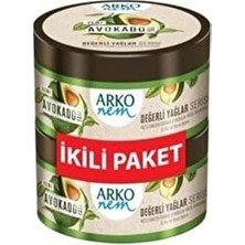 Defne Store Vücut Kremi, Nem Avokado, 250 ml + 250 Ml, Ikili Paket