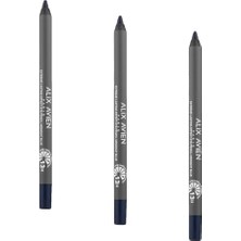 Defne Store Göz Kalemi, Suya Dayanıklı Gece Mavisi, 13 Saat Kalıcı Etki - Extreme Lasting Effect Eye Pencil (3 Paketi)
