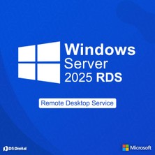 Microsoft Server 2025 Standard Rds 50 Device-User Dijital Lisans Anahtarı Key
